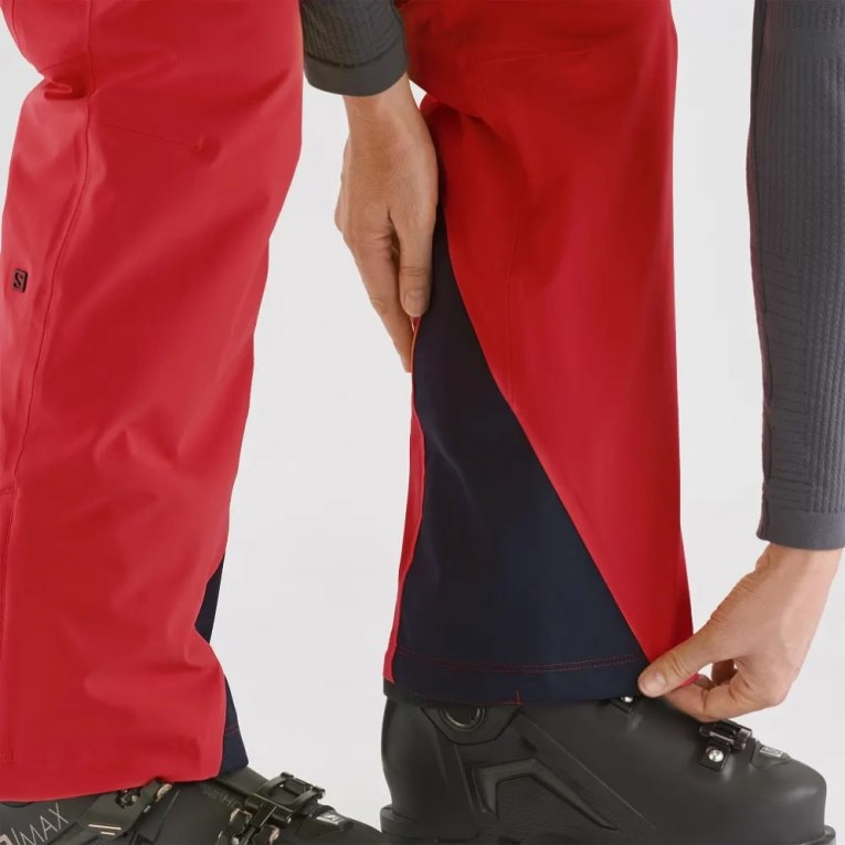 Red Salomon The Brilliant Women's Ski Pants | PH 45169O